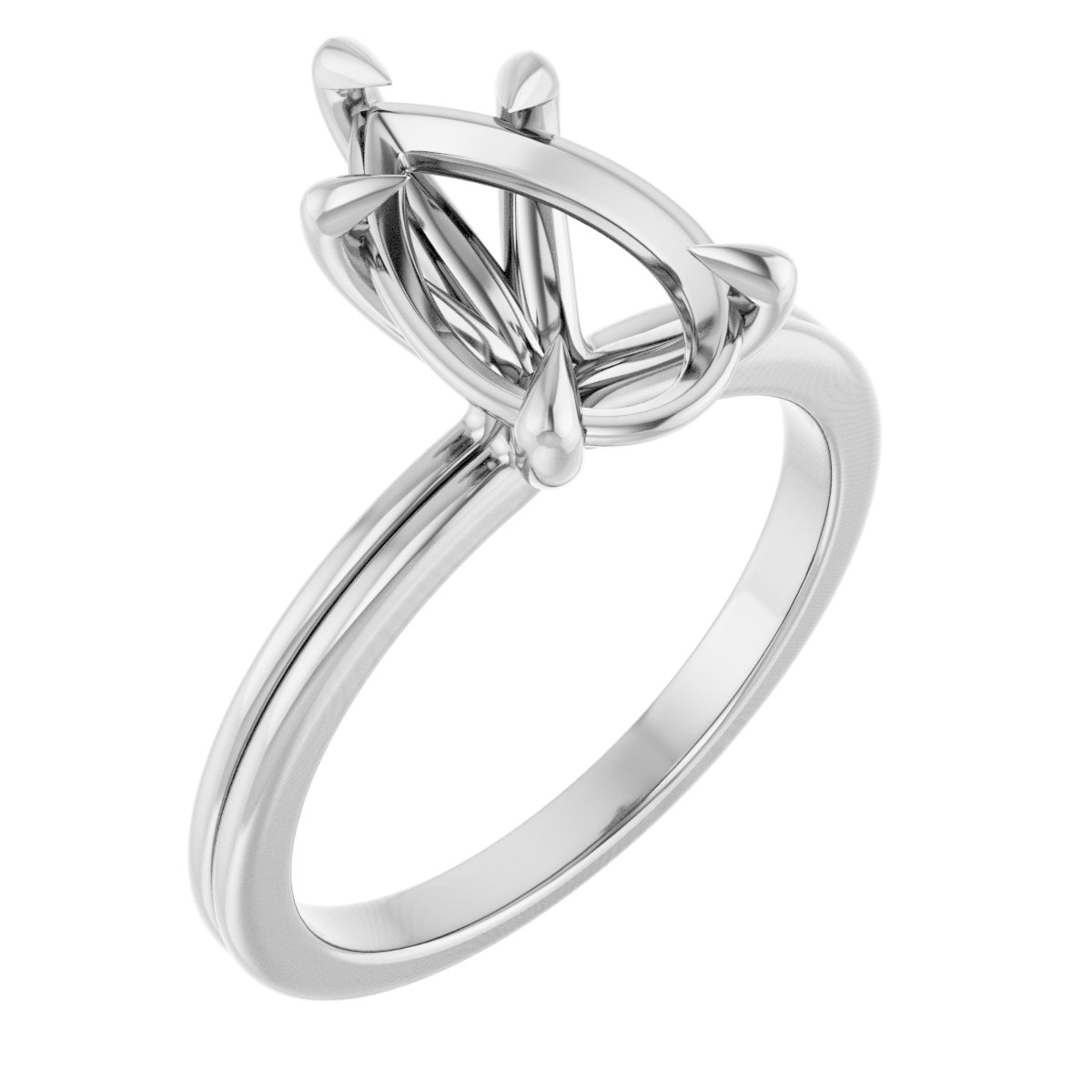 Claw-Prong Solitaire Engagement Ring