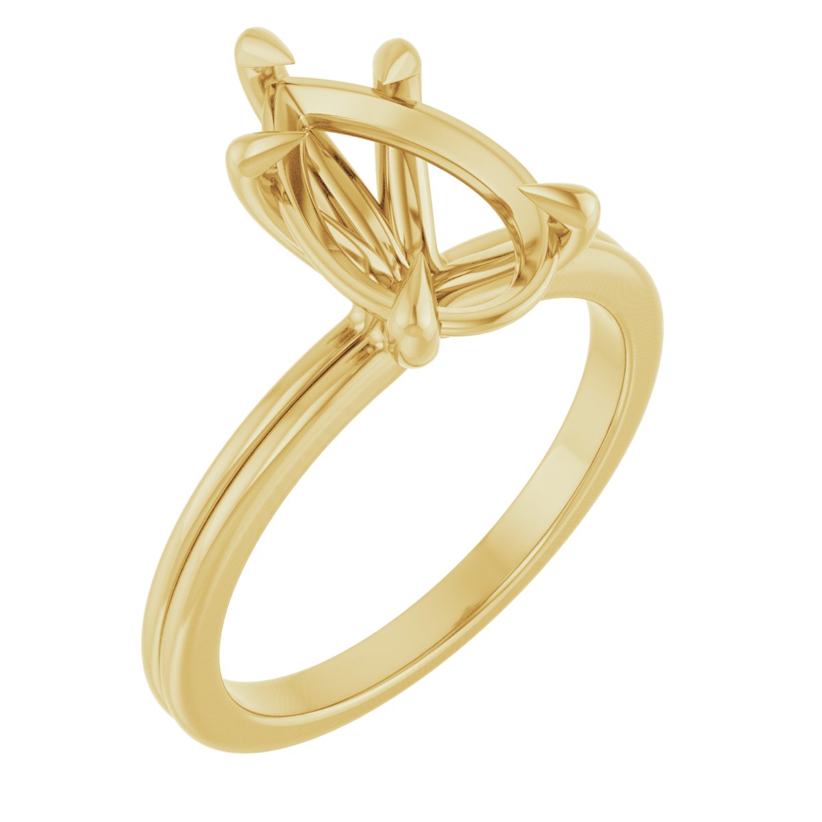 Claw-Prong Solitaire Engagement Ring