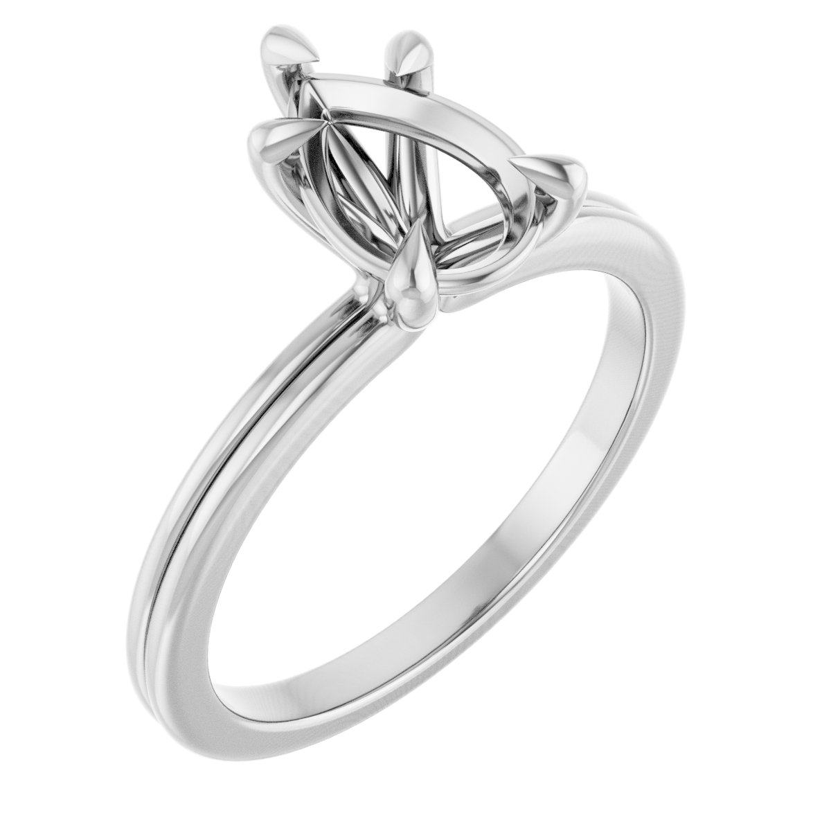 Claw-Prong Solitaire Engagement Ring
