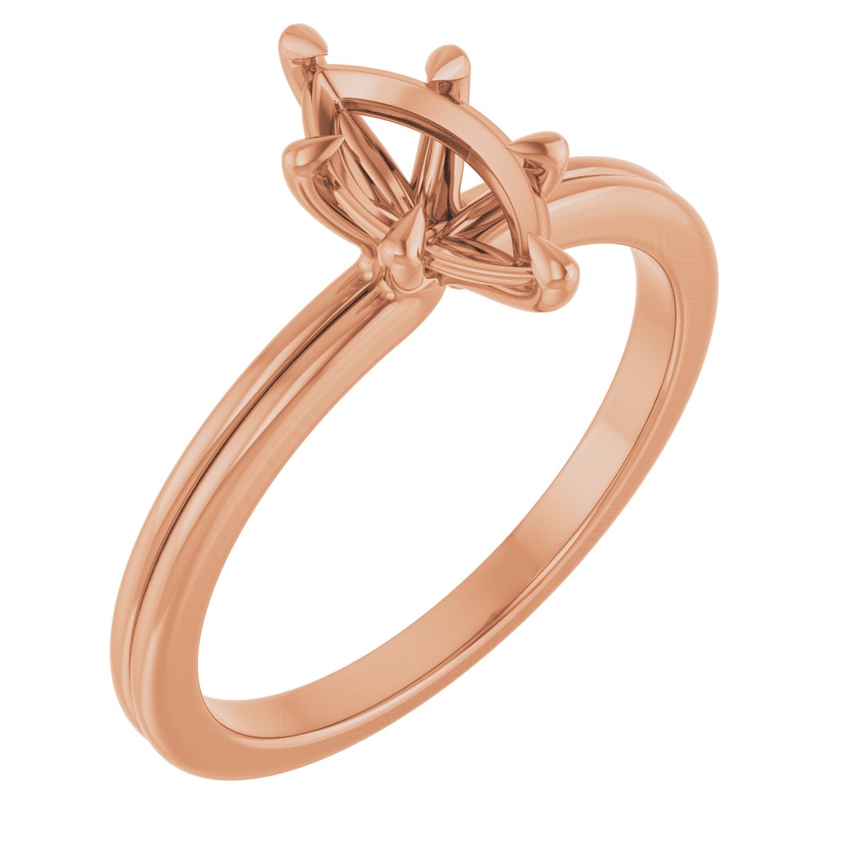 Claw-Prong Solitaire Engagement Ring