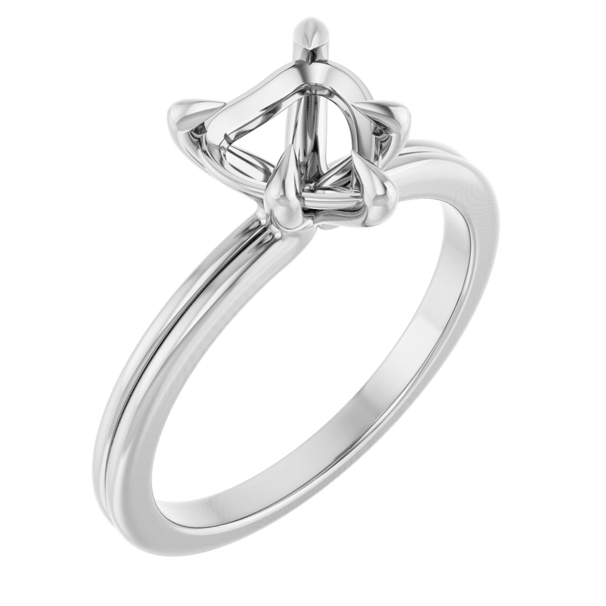 Claw-Prong Solitaire Engagement Ring