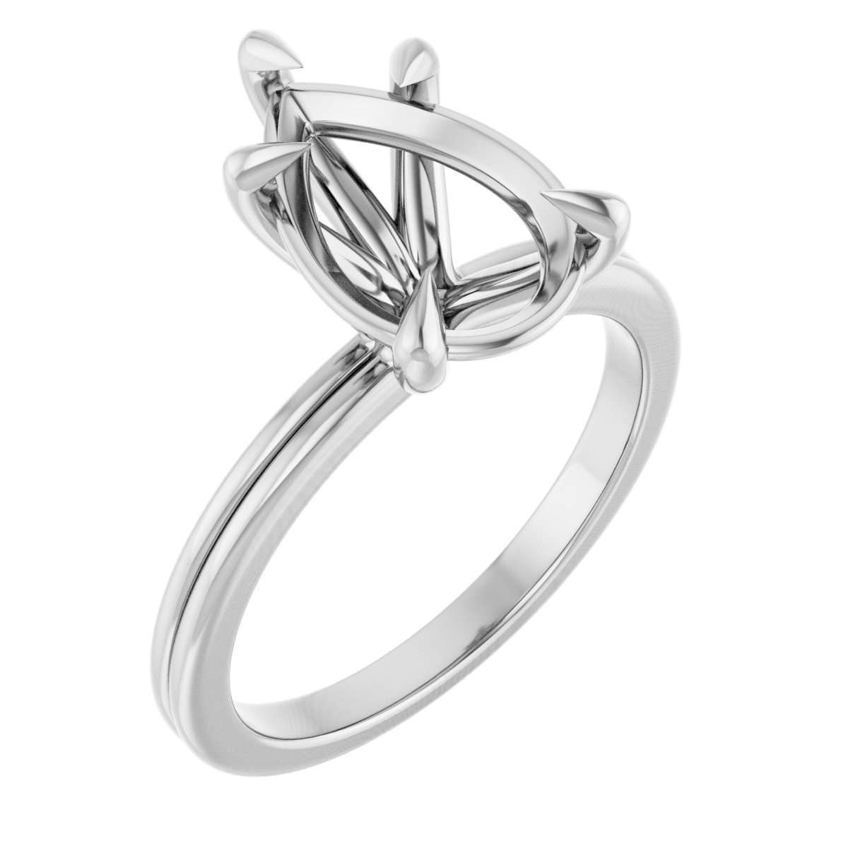 Claw-Prong Solitaire Engagement Ring