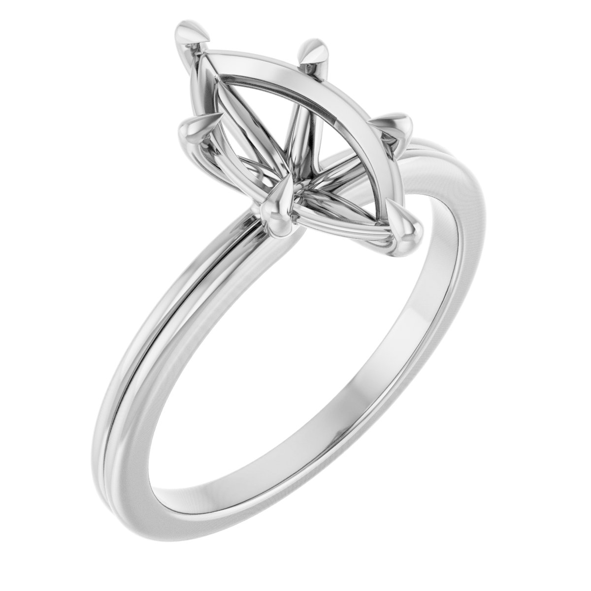 Claw-Prong Solitaire Engagement Ring