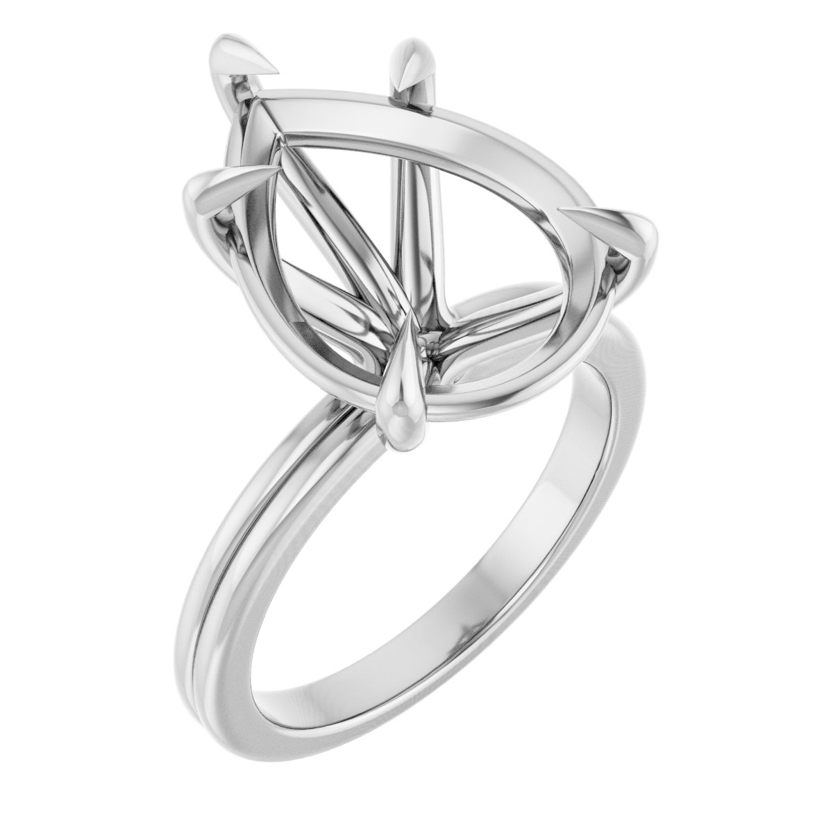 Claw-Prong Solitaire Engagement Ring