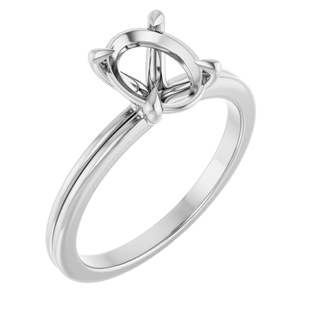 Claw-Prong Solitaire Engagement Ring