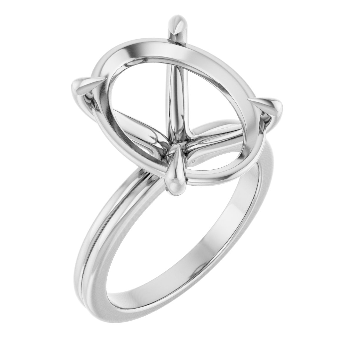 Claw-Prong Solitaire Engagement Ring