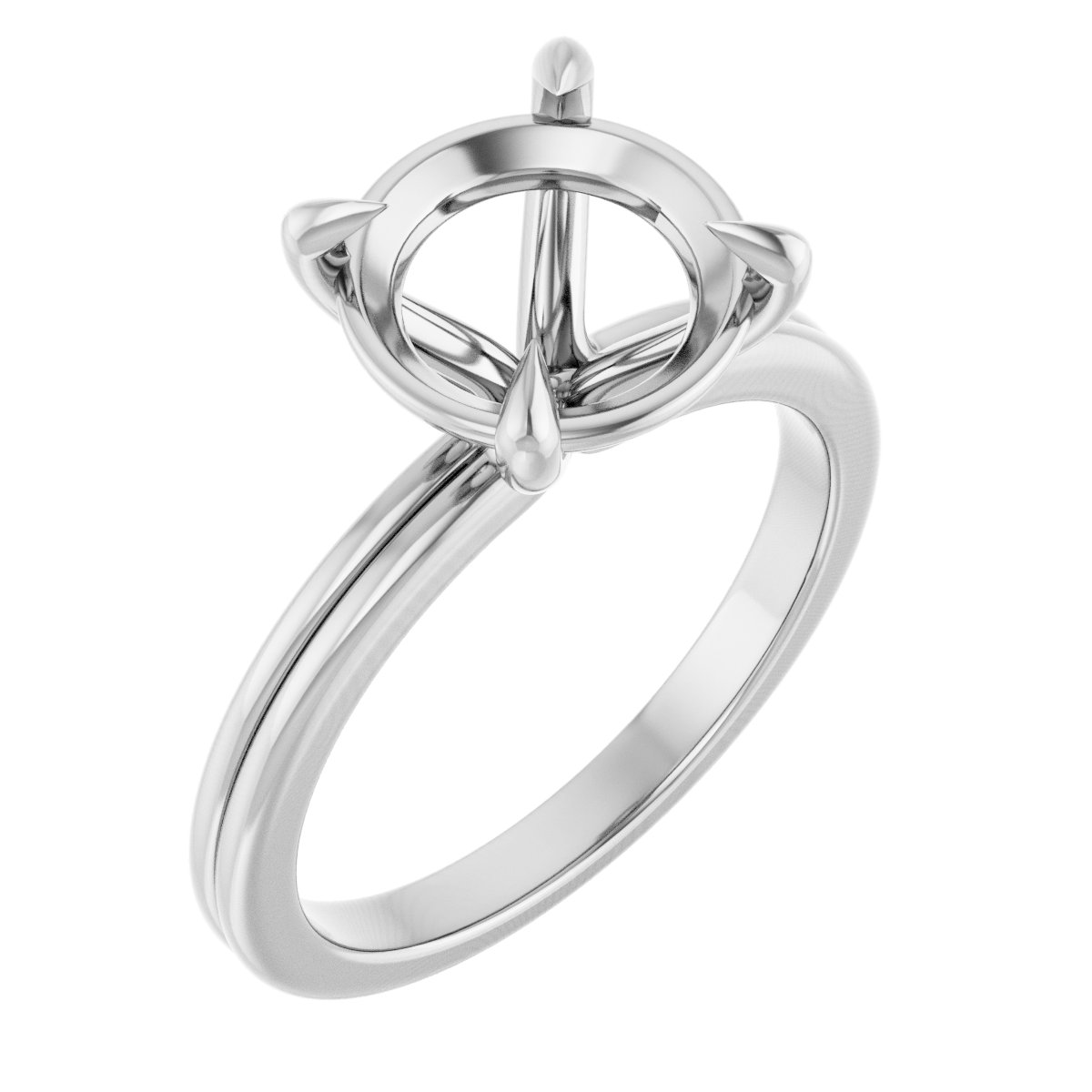 Claw-Prong Solitaire Engagement Ring