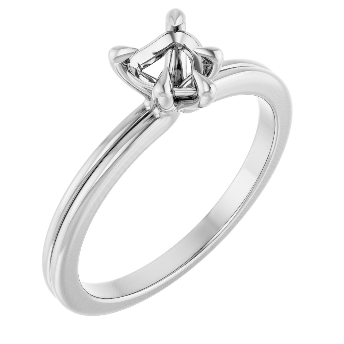 Claw-Prong Solitaire Engagement Ring