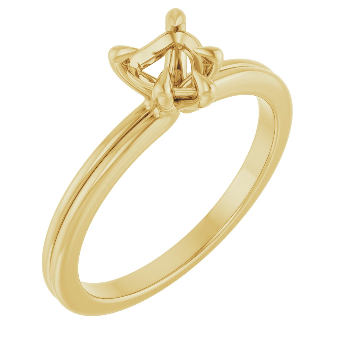 Claw-Prong Solitaire Engagement Ring