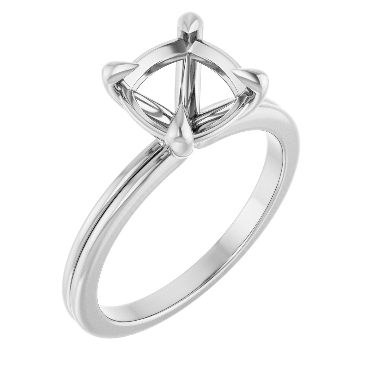 Claw-Prong Solitaire Engagement Ring
