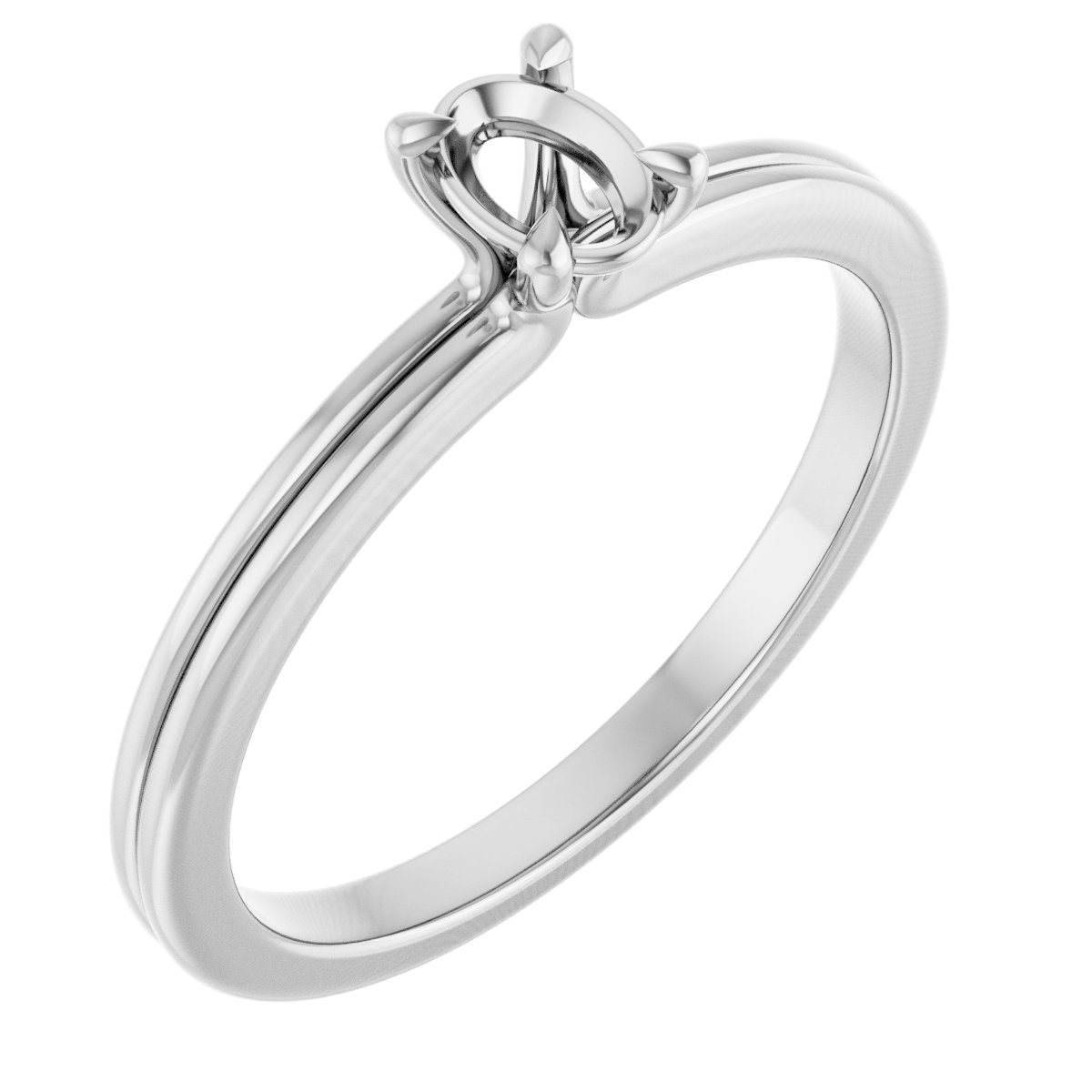 Claw-Prong Solitaire Engagement Ring