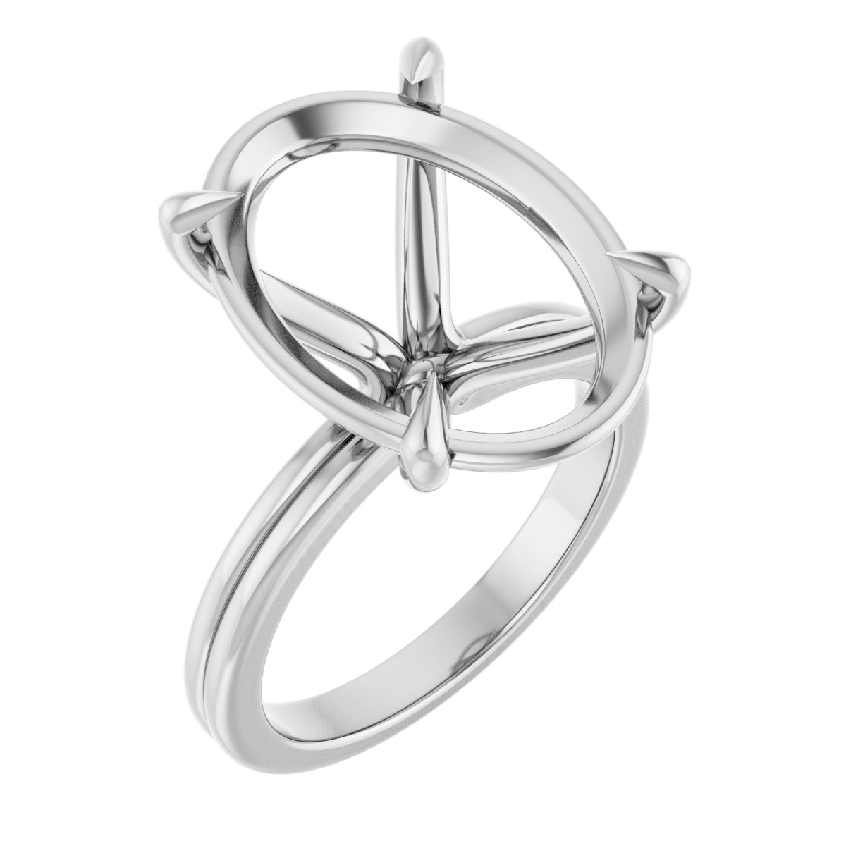 Claw-Prong Solitaire Engagement Ring