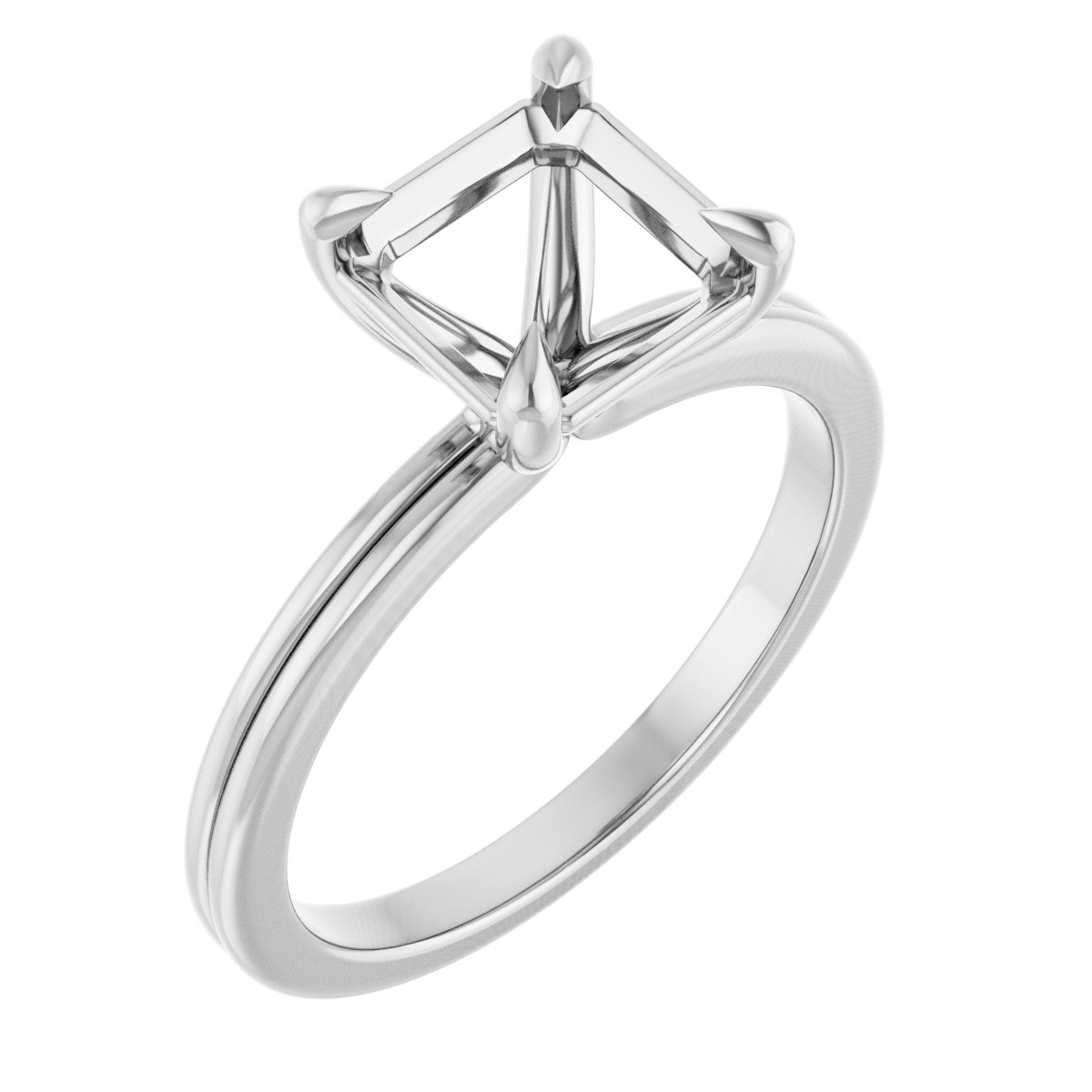 Claw-Prong Solitaire Engagement Ring