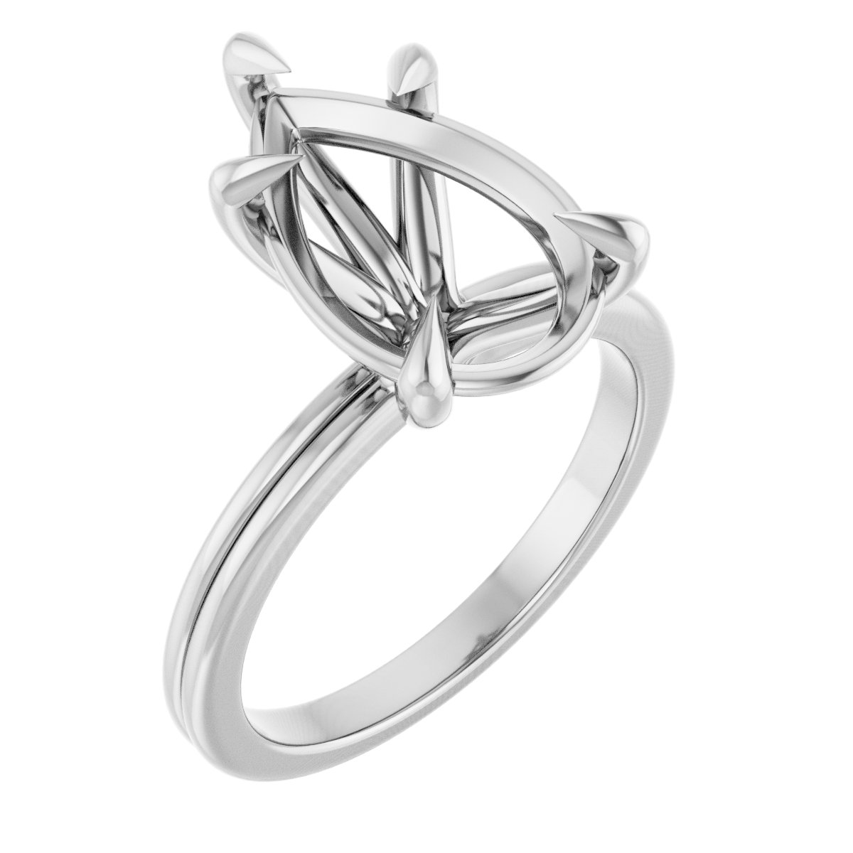 Claw-Prong Solitaire Engagement Ring