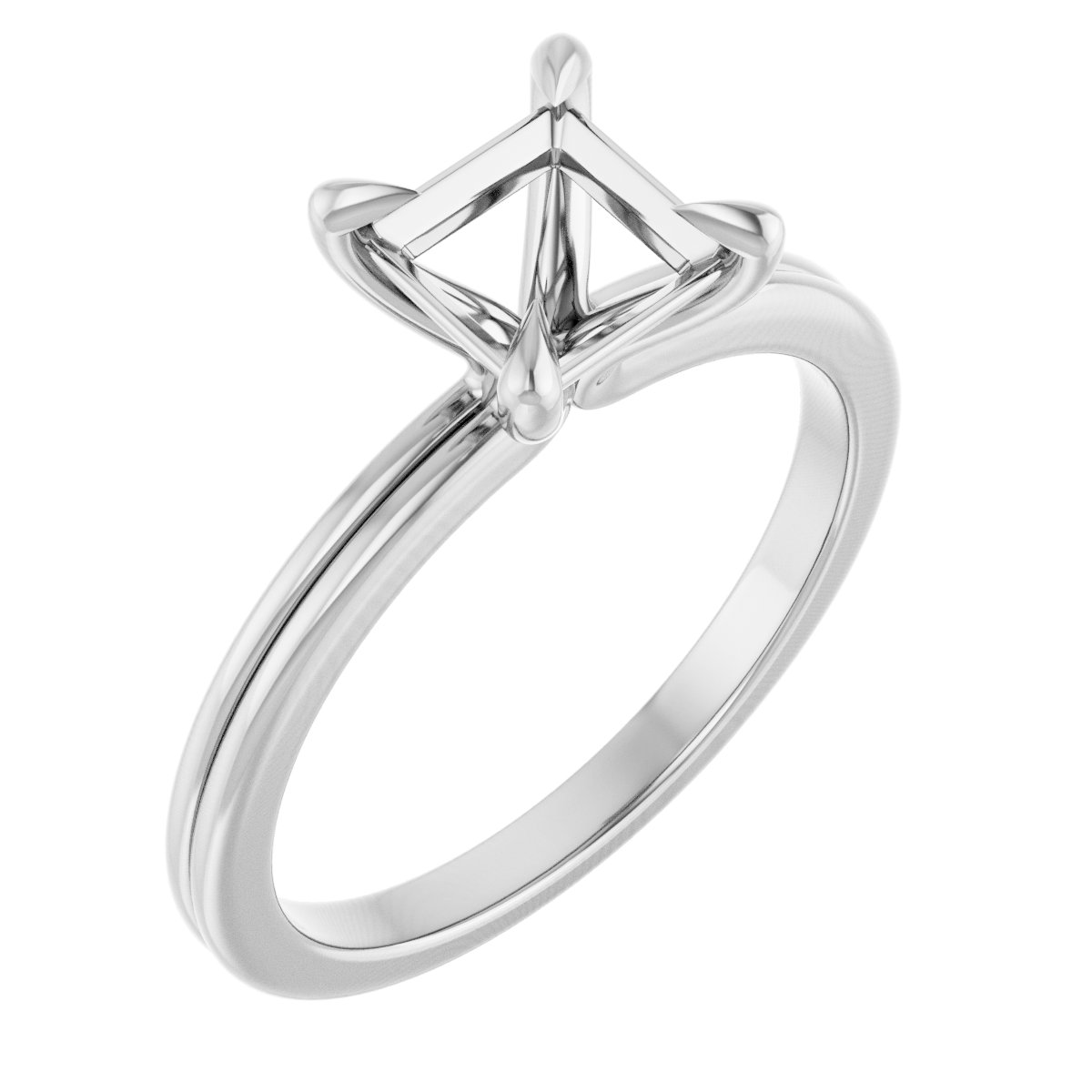 Claw-Prong Solitaire Engagement Ring