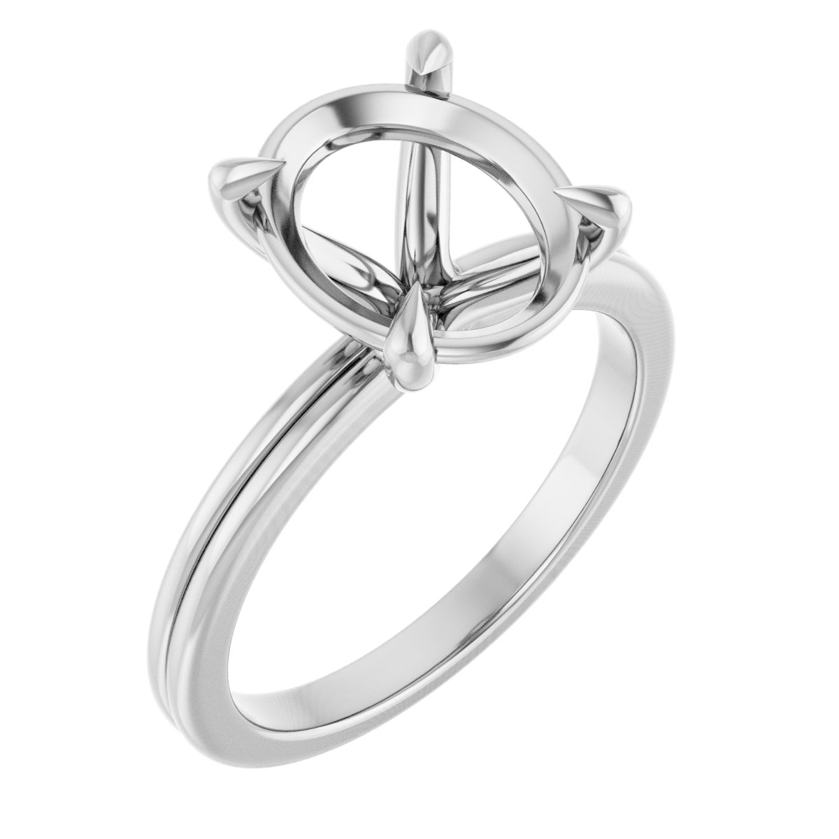 Claw-Prong Solitaire Engagement Ring