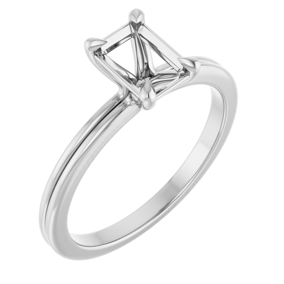 Claw-Prong Solitaire Engagement Ring