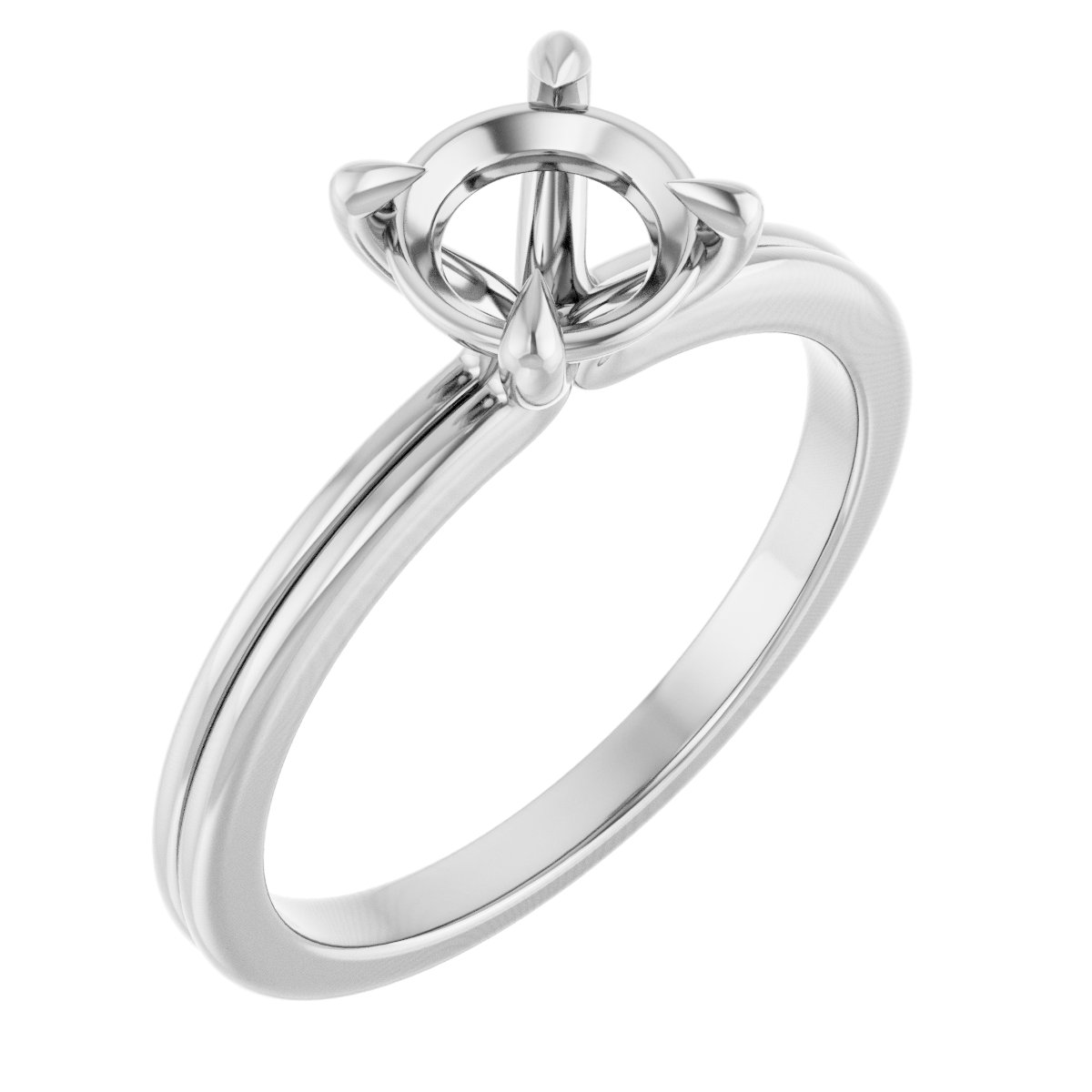 Claw-Prong Solitaire Engagement Ring