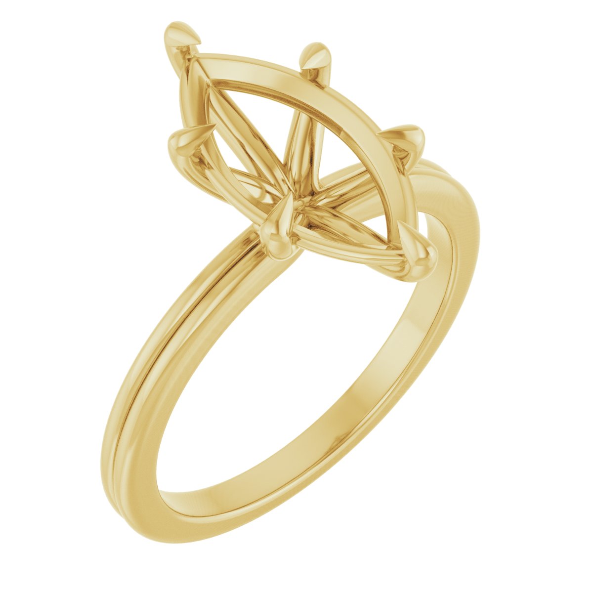 Claw-Prong Solitaire Engagement Ring
