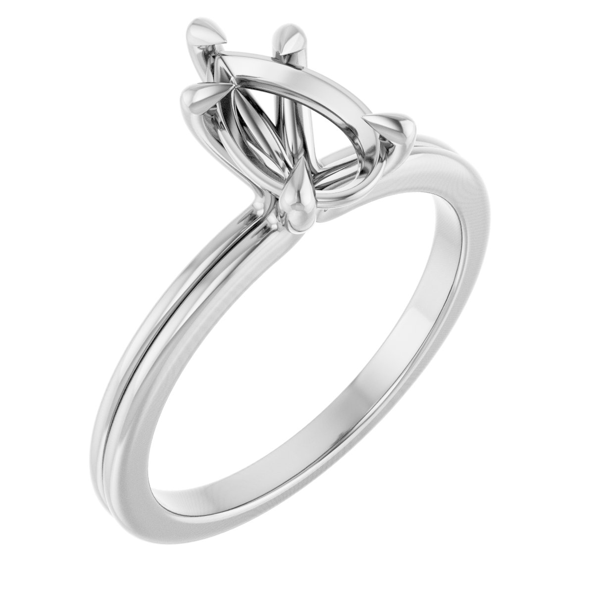 Claw-Prong Solitaire Engagement Ring