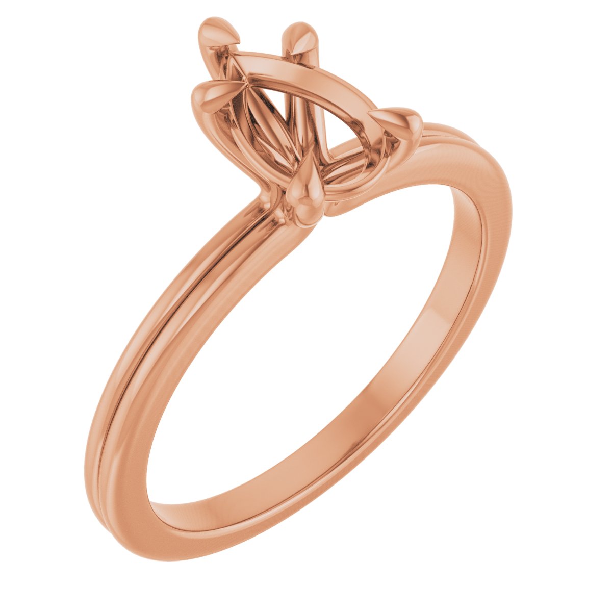 Claw-Prong Solitaire Engagement Ring