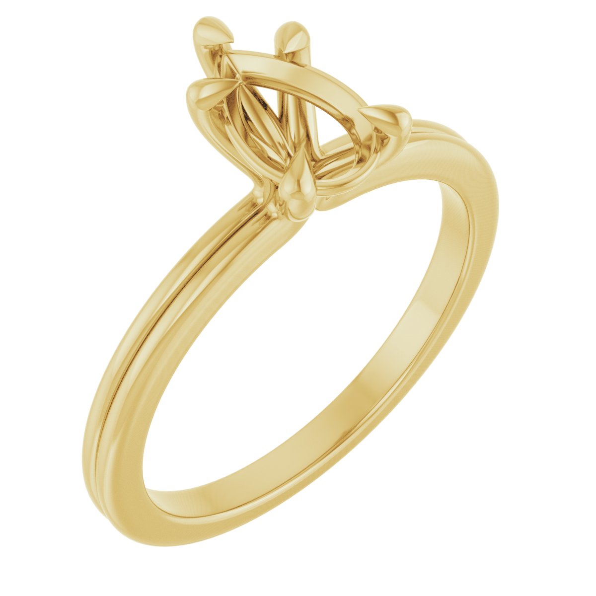 Claw-Prong Solitaire Engagement Ring