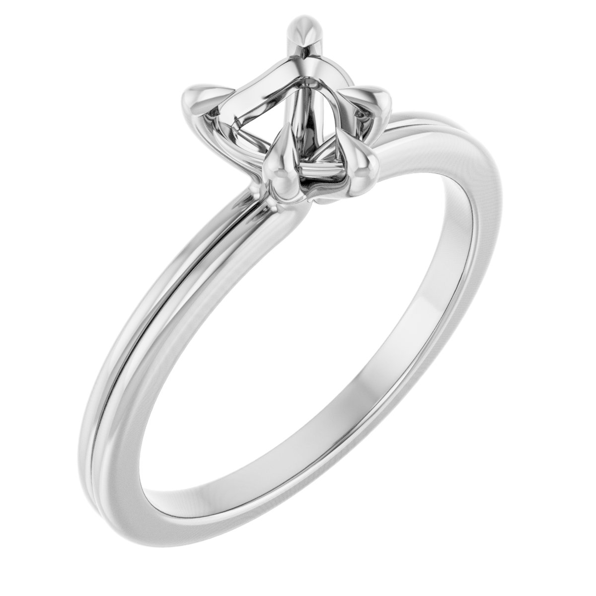 Claw-Prong Solitaire Engagement Ring