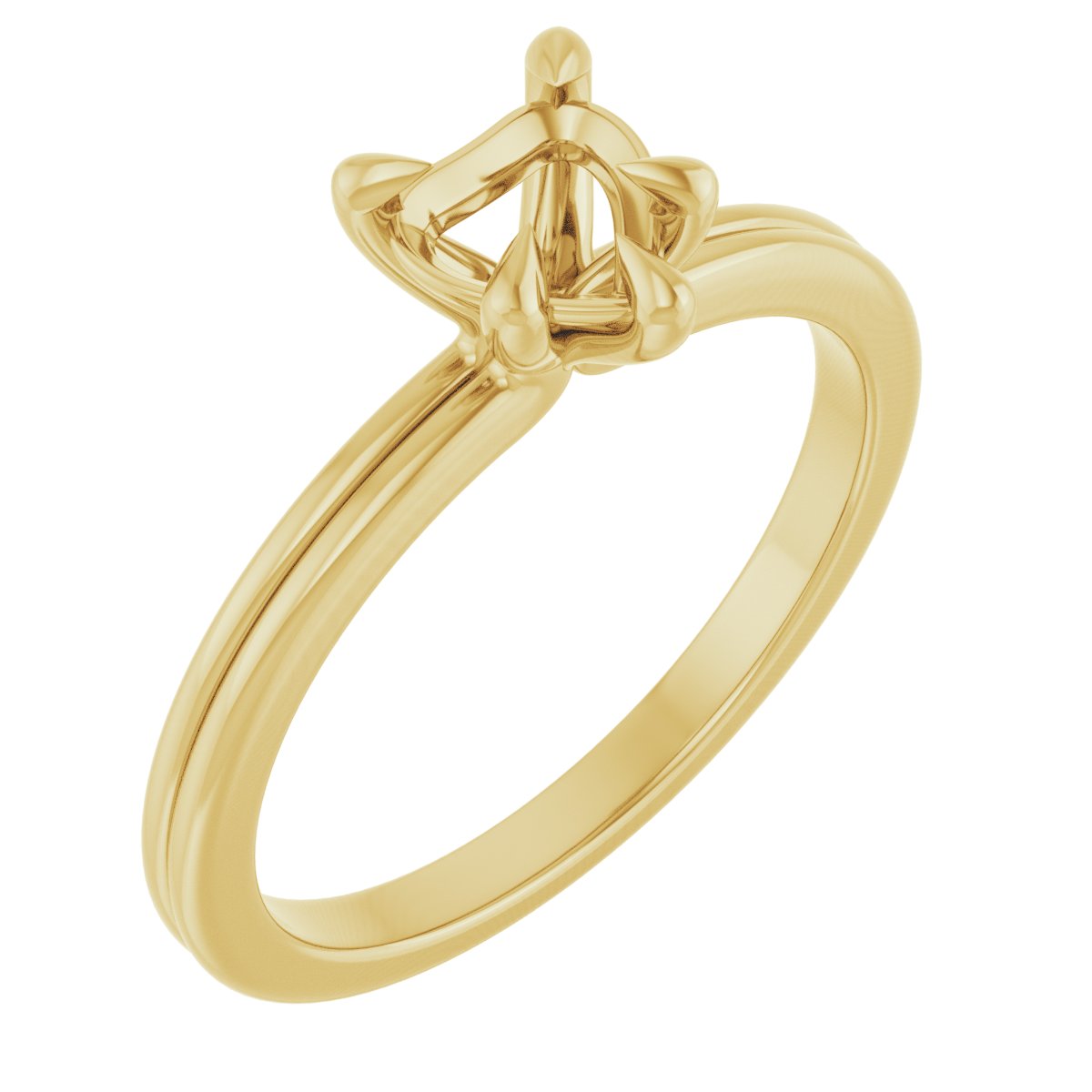 Claw-Prong Solitaire Engagement Ring