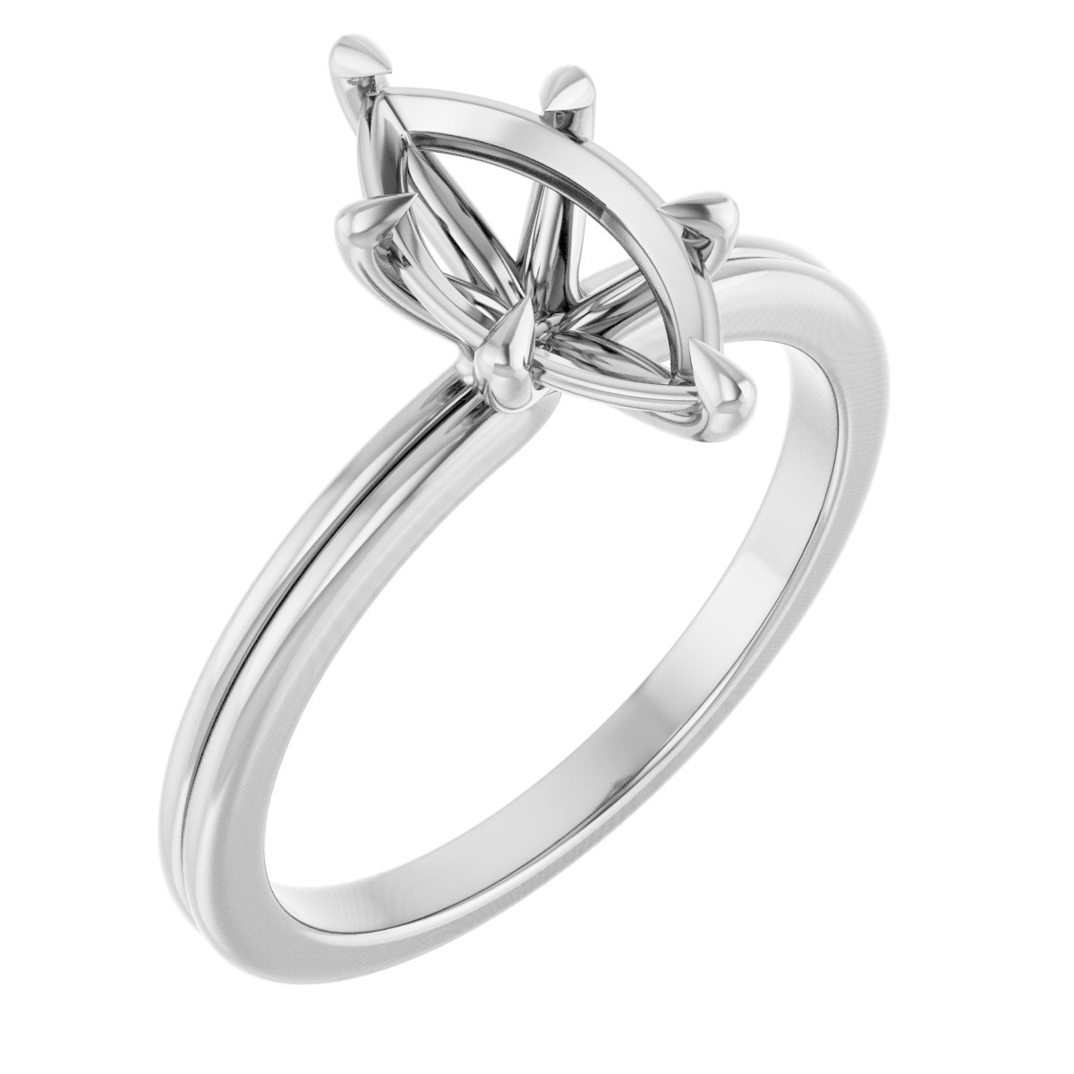 Claw-Prong Solitaire Engagement Ring
