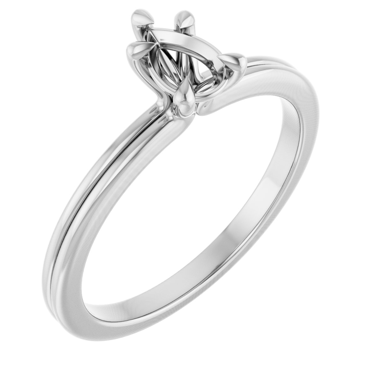 Claw-Prong Solitaire Engagement Ring