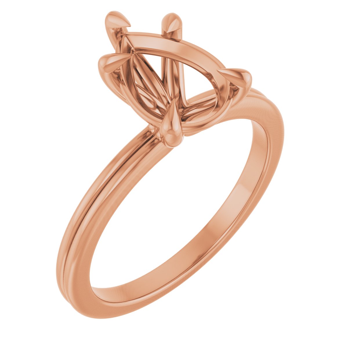 Claw-Prong Solitaire Engagement Ring