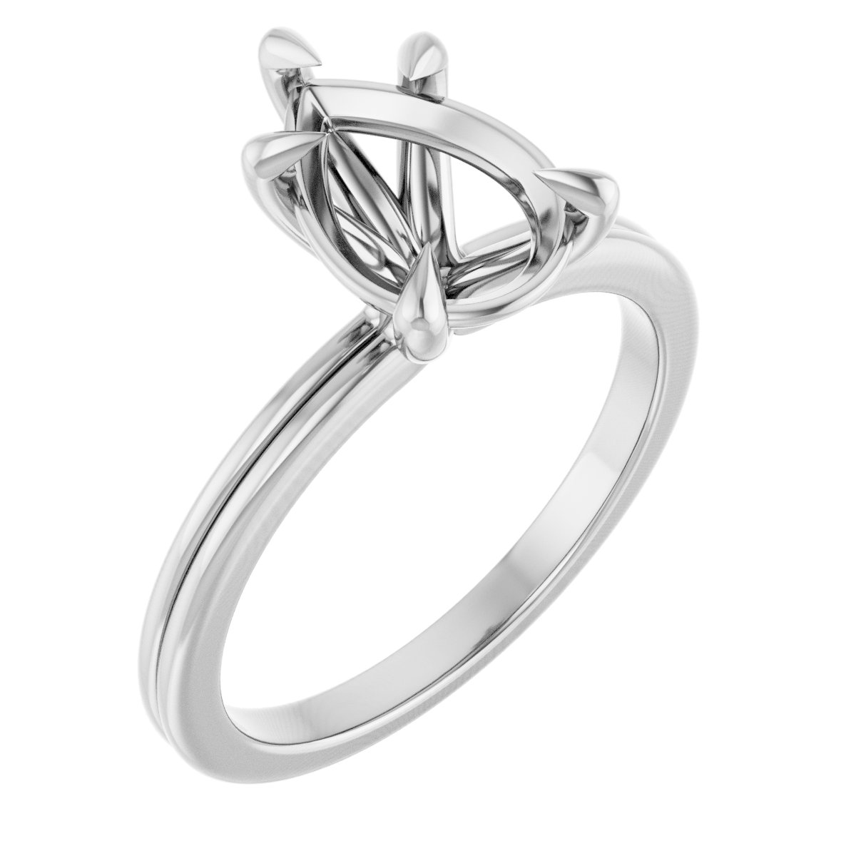 Claw-Prong Solitaire Engagement Ring