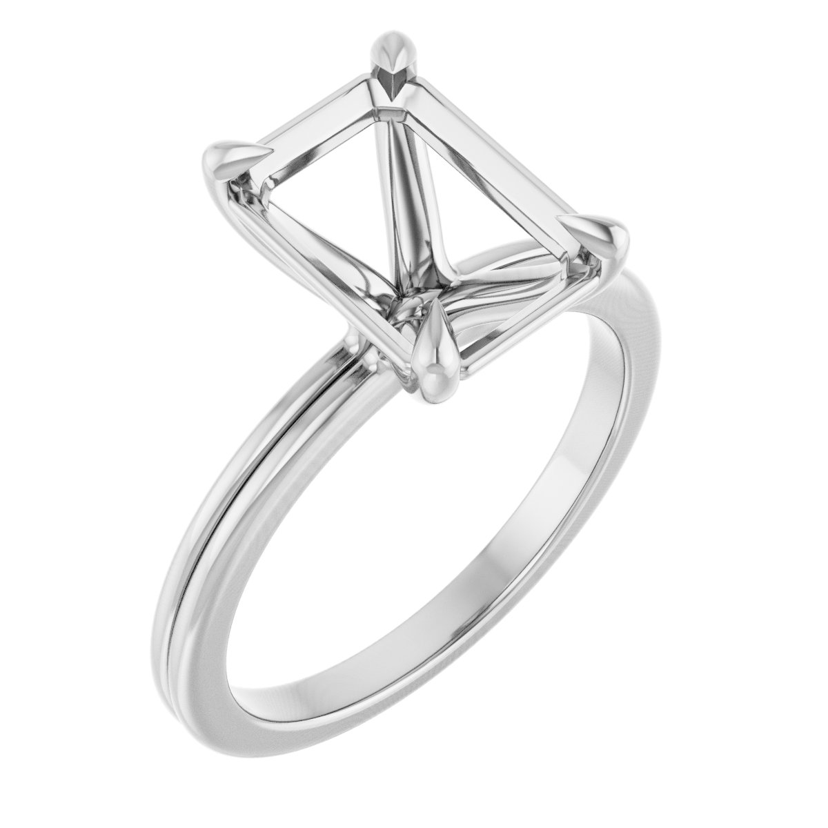 Claw-Prong Solitaire Engagement Ring