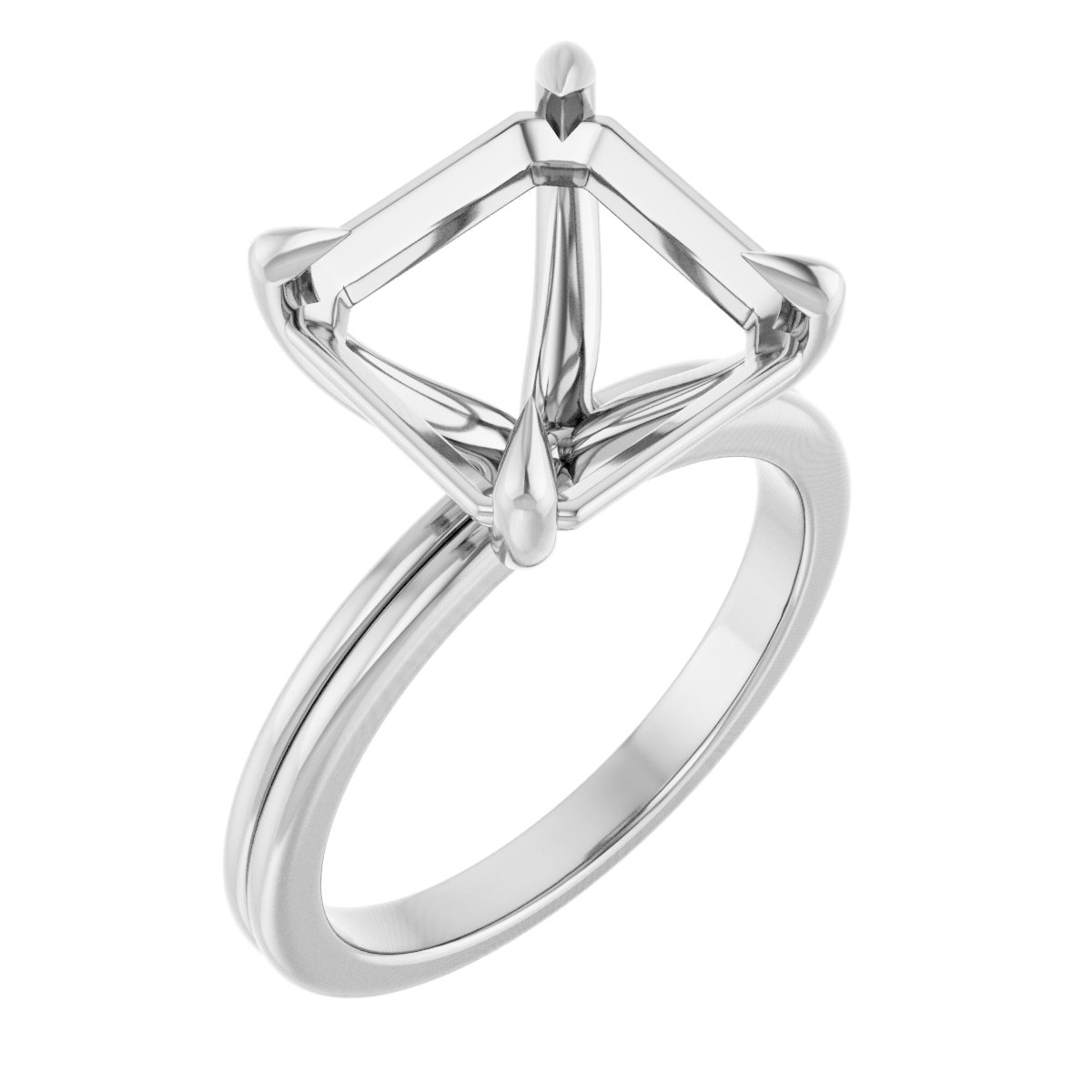 Claw-Prong Solitaire Engagement Ring