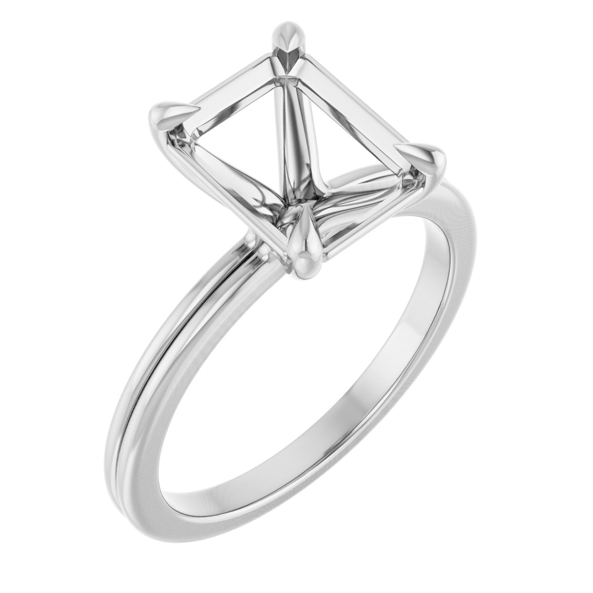 Claw-Prong Solitaire Engagement Ring