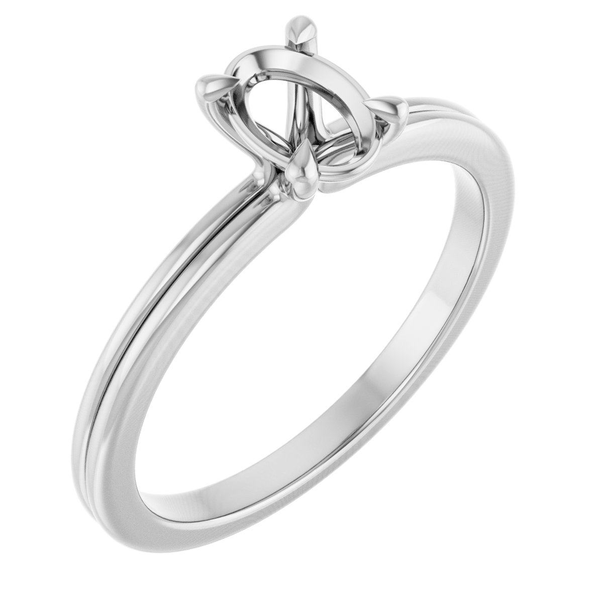Claw-Prong Solitaire Engagement Ring