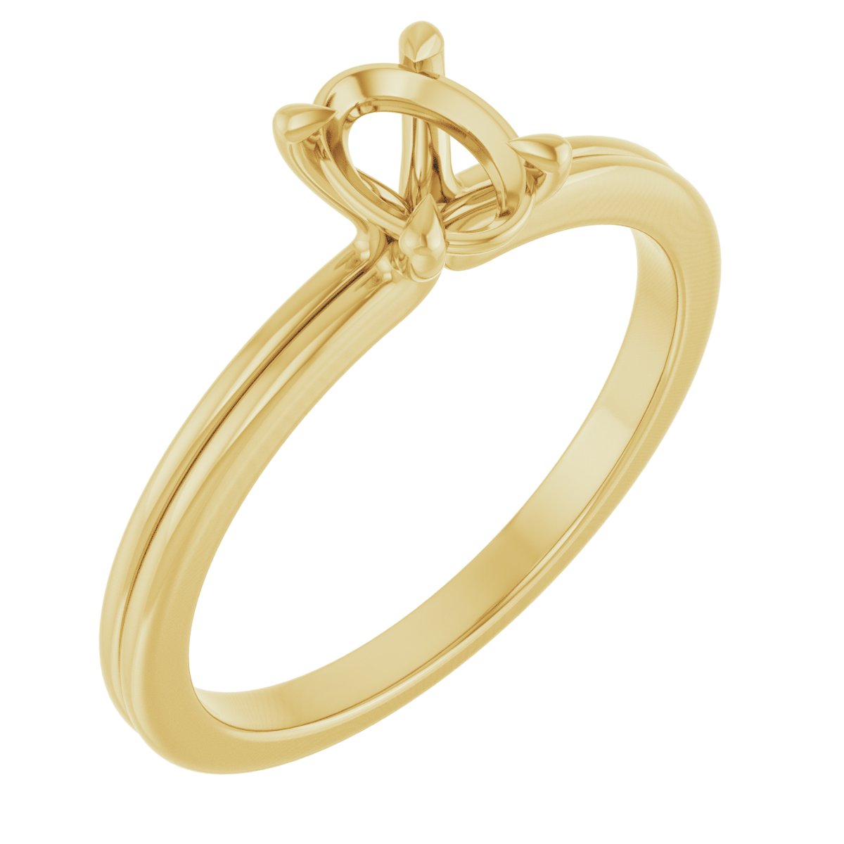 Claw-Prong Solitaire Engagement Ring