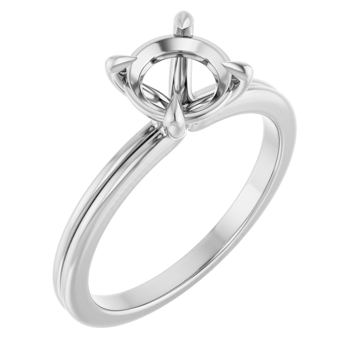 Claw-Prong Solitaire Engagement Ring