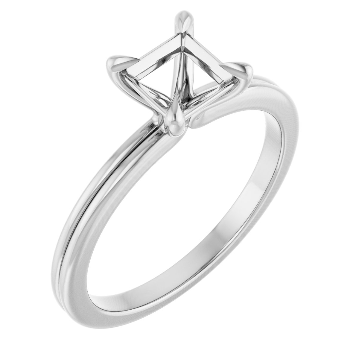 Claw-Prong Solitaire Engagement Ring