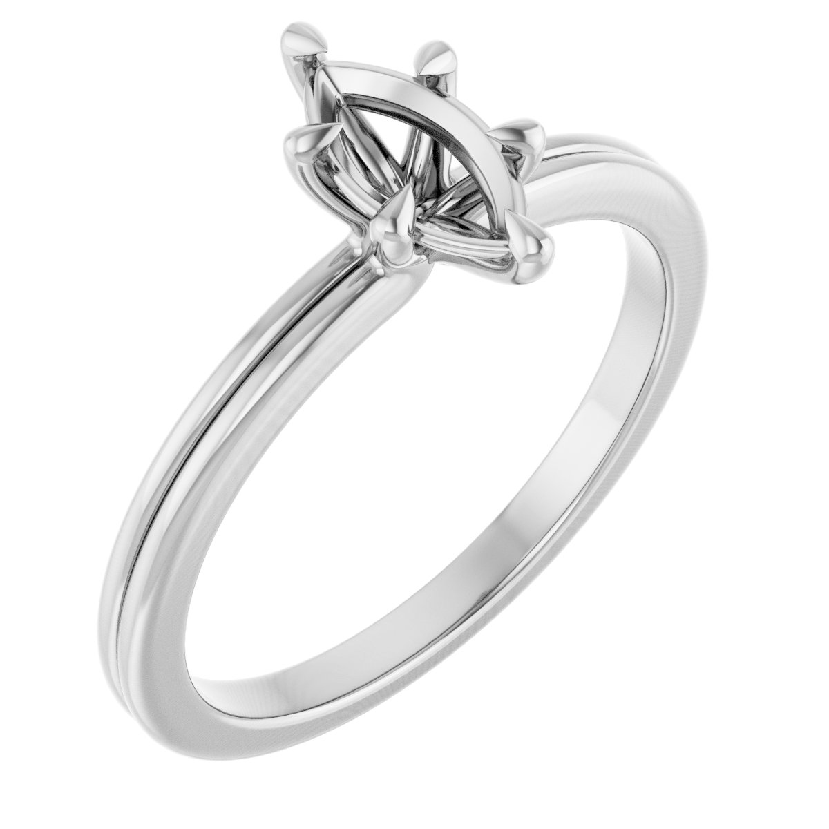 Claw-Prong Solitaire Engagement Ring
