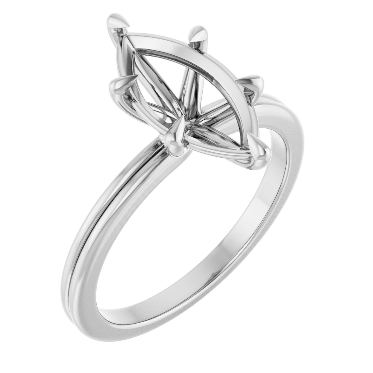 Claw-Prong Solitaire Engagement Ring