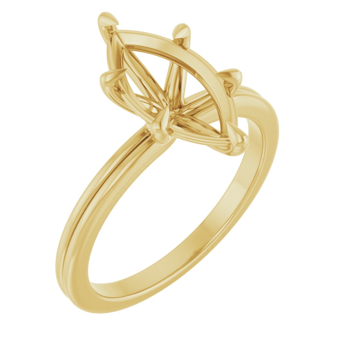 Claw-Prong Solitaire Engagement Ring