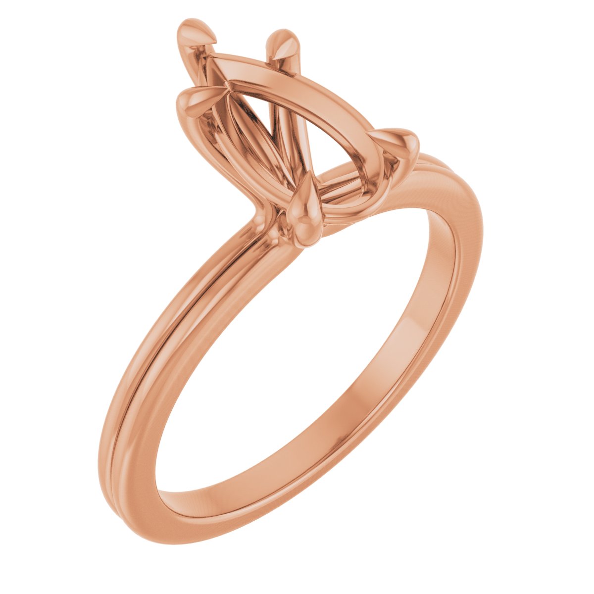 Claw-Prong Solitaire Engagement Ring
