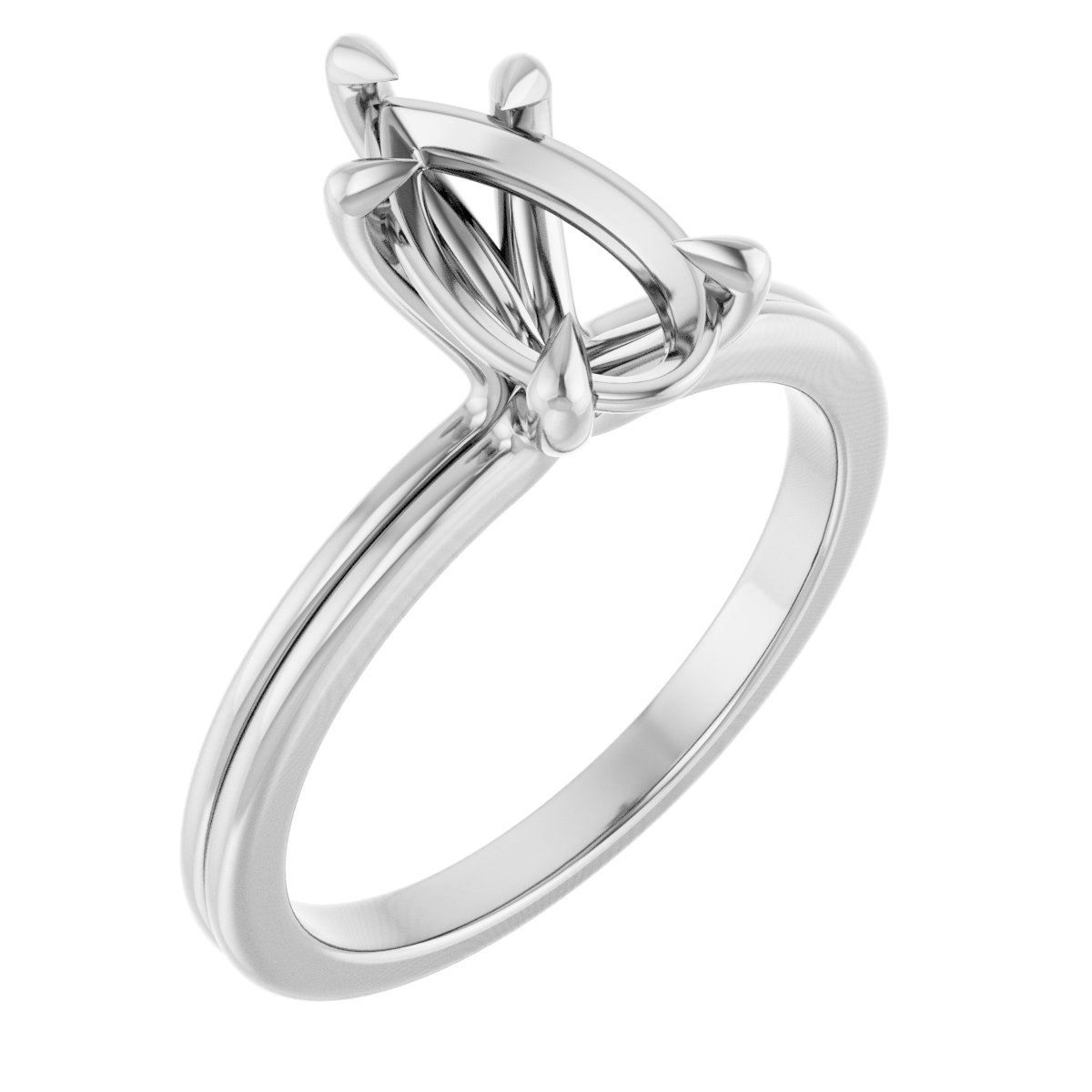 Claw-Prong Solitaire Engagement Ring