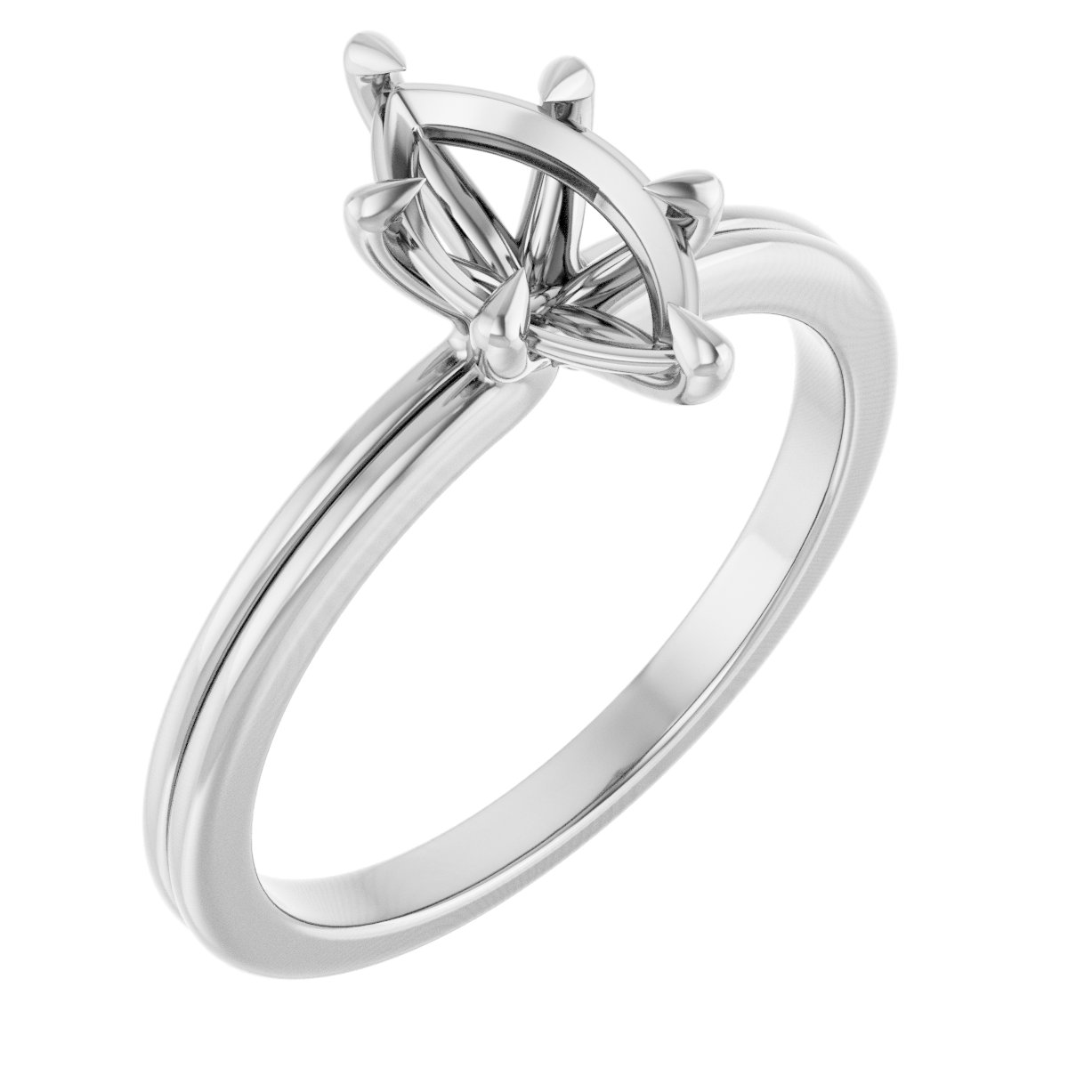 Claw-Prong Solitaire Engagement Ring