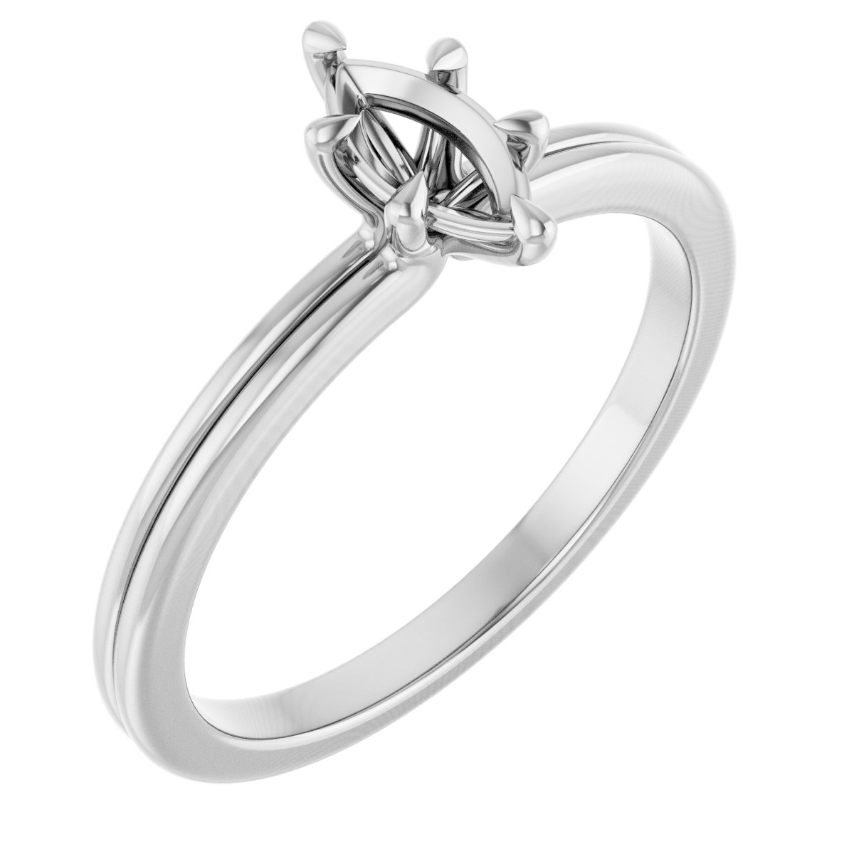 Claw-Prong Solitaire Engagement Ring