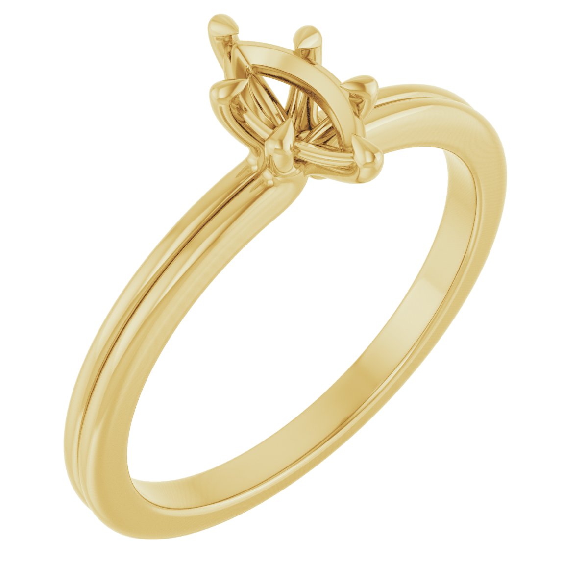 Claw-Prong Solitaire Engagement Ring