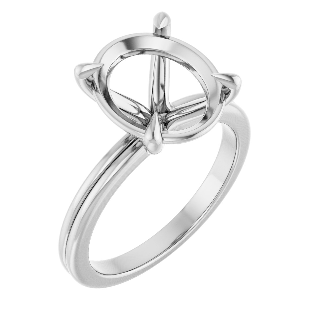Claw-Prong Solitaire Engagement Ring