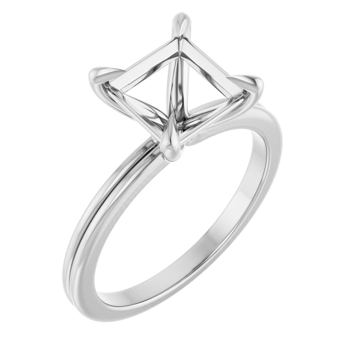 Claw-Prong Solitaire Engagement Ring