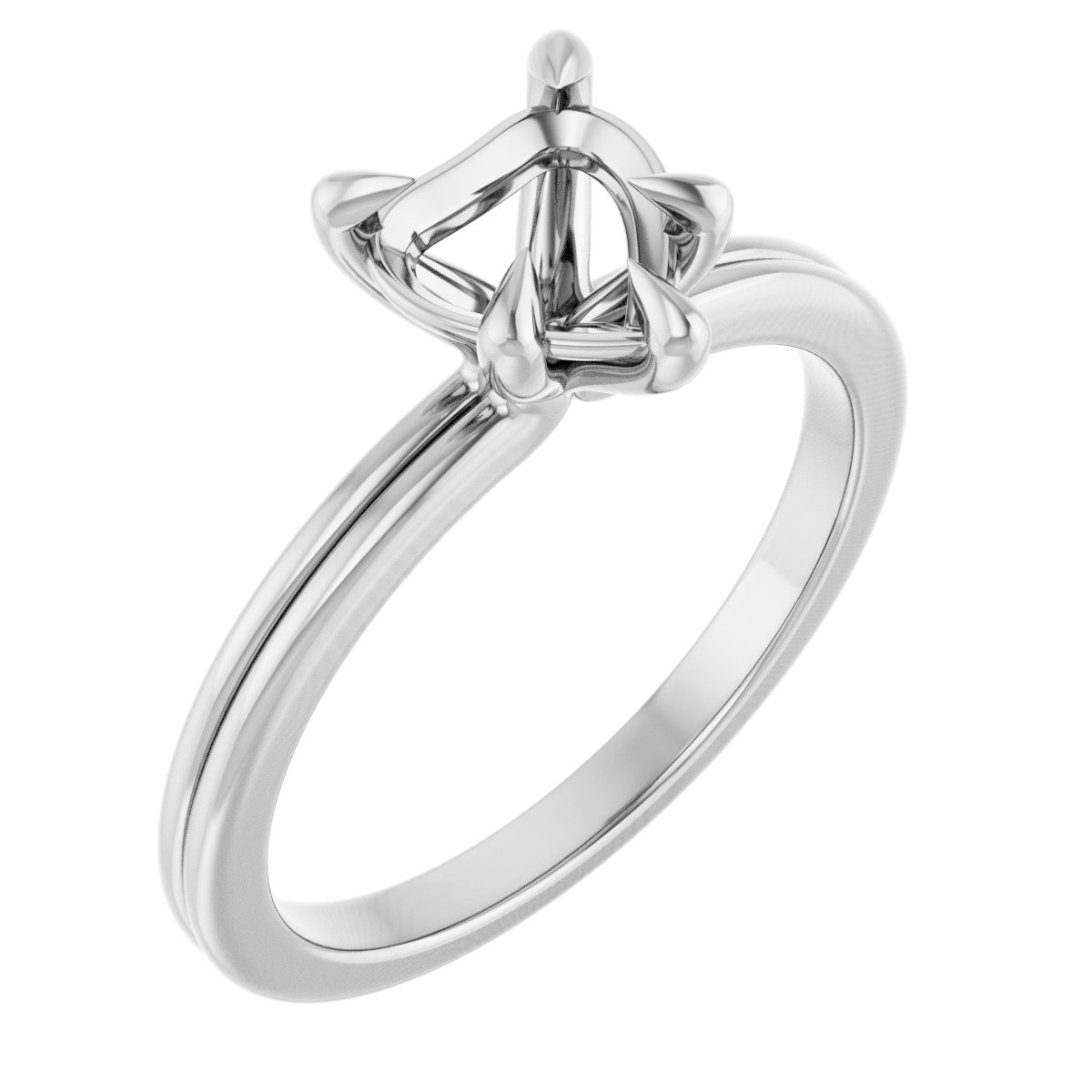Claw-Prong Solitaire Engagement Ring